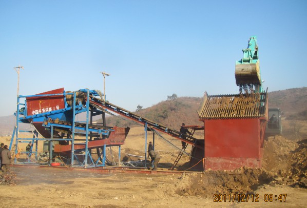 沙金礦選金設備,沙金開采生產線