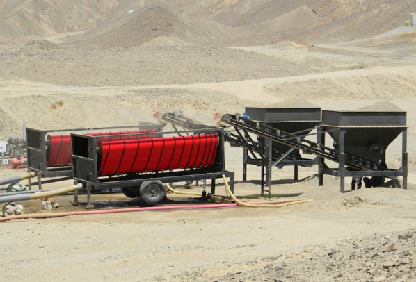 移動皮帶選金機,循環(huán)皮帶選金溜槽