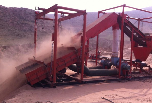 無水選金設備,干選風選沙金設備