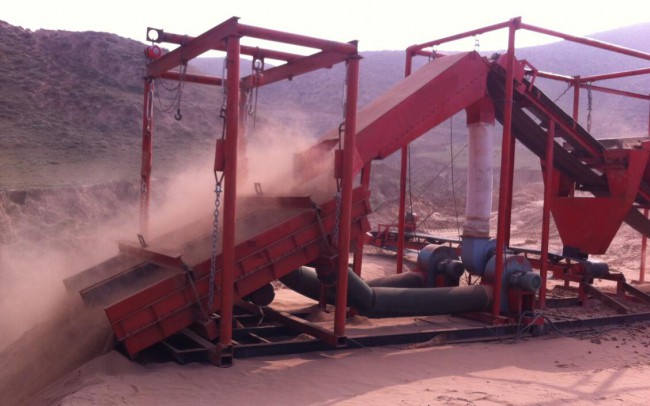 無水選金設備,干選風選沙金設備